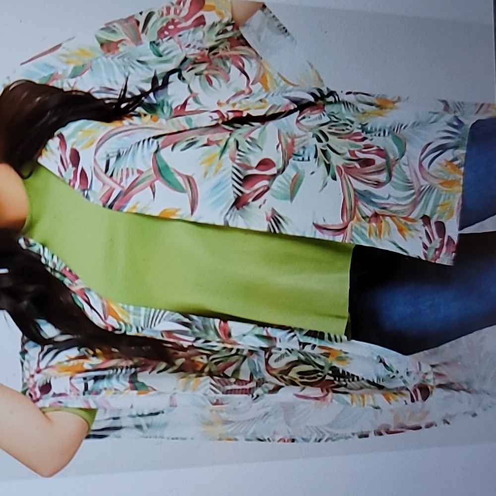 #63 Beautiful Multi Colored Mesh Overpiece